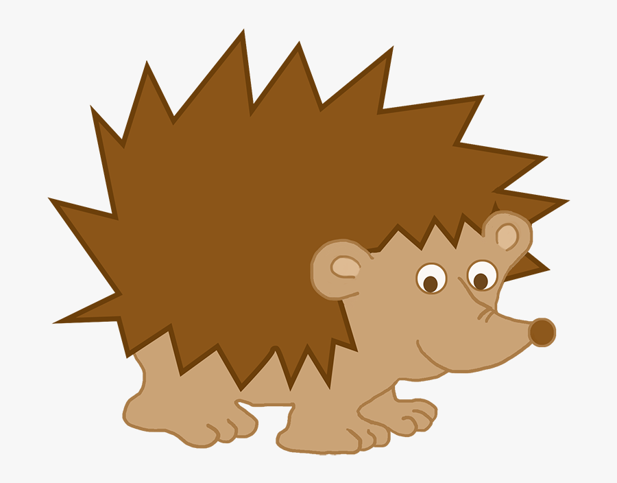 Clipart Cute Little Hedgehog - Illustration, Transparent Clipart