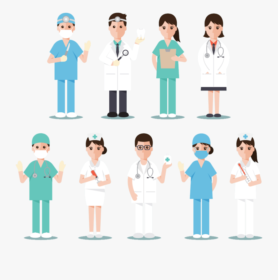 Medical Personnel, Transparent Clipart