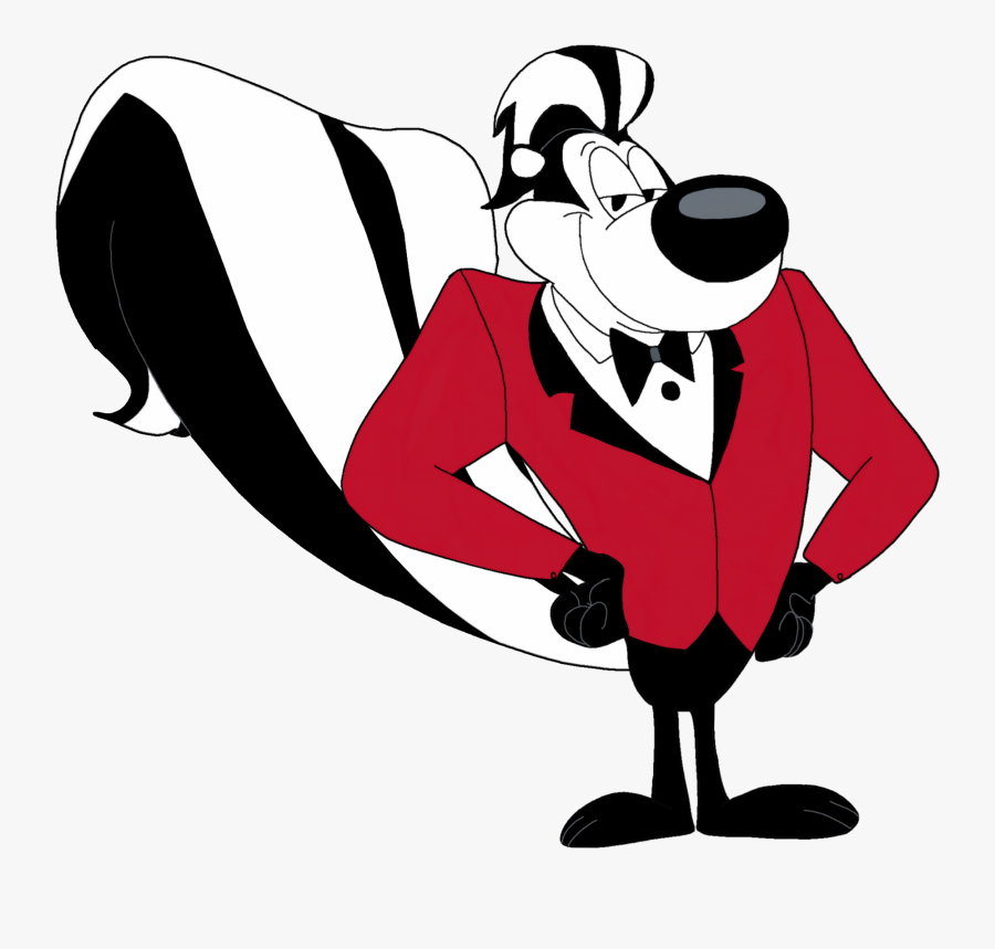 #skunk #suit #lover #pepelepew #stink #freetoedit - Pepe Le Pew Transparent, Transparent Clipart