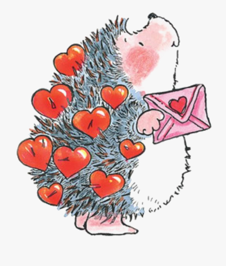 #ftestickers #watercolor #clipart #hedgehog #love #cute - Penny Black Igel, Transparent Clipart