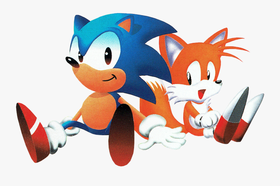 Sonic The Hedgehog Clipart Tail Sonic - Sonic And Tails Png, Transparent Clipart