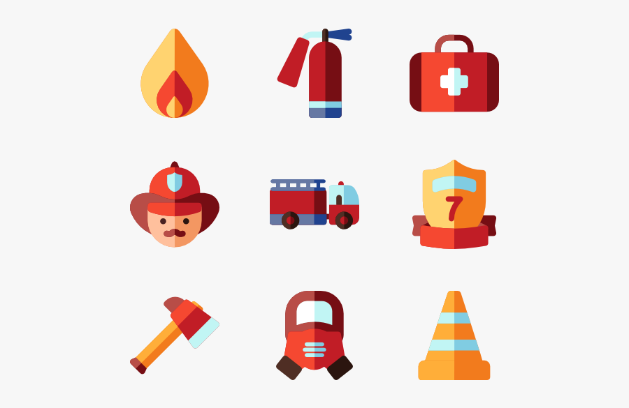 Small Fire Extinguisher Icon, Transparent Clipart