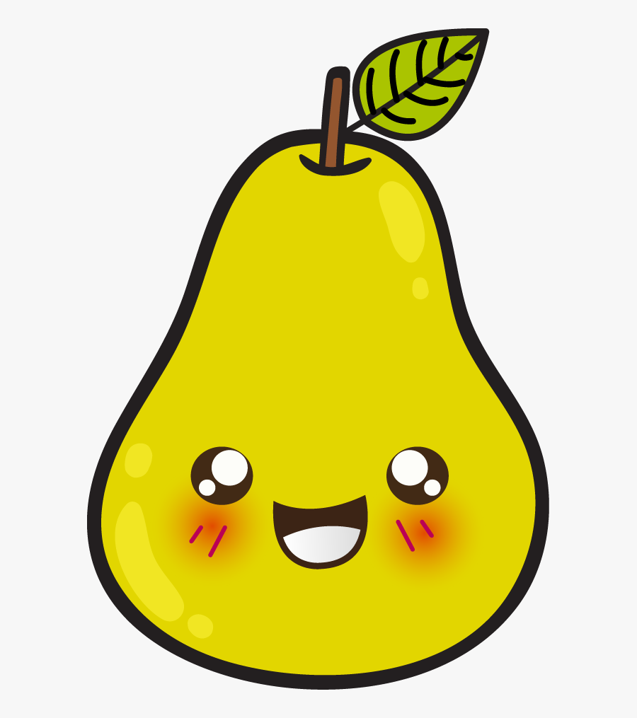 Cute Pear Clipart - Pbs Kids Go, Transparent Clipart