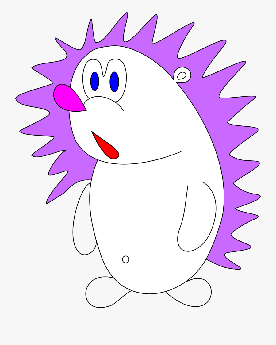 Cartoon Hedgehog - Hedgehog, Transparent Clipart