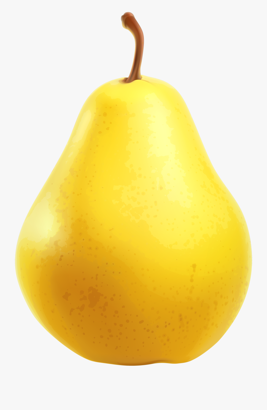 Yellow Pear Png Clipart - Kriause Png, Transparent Clipart