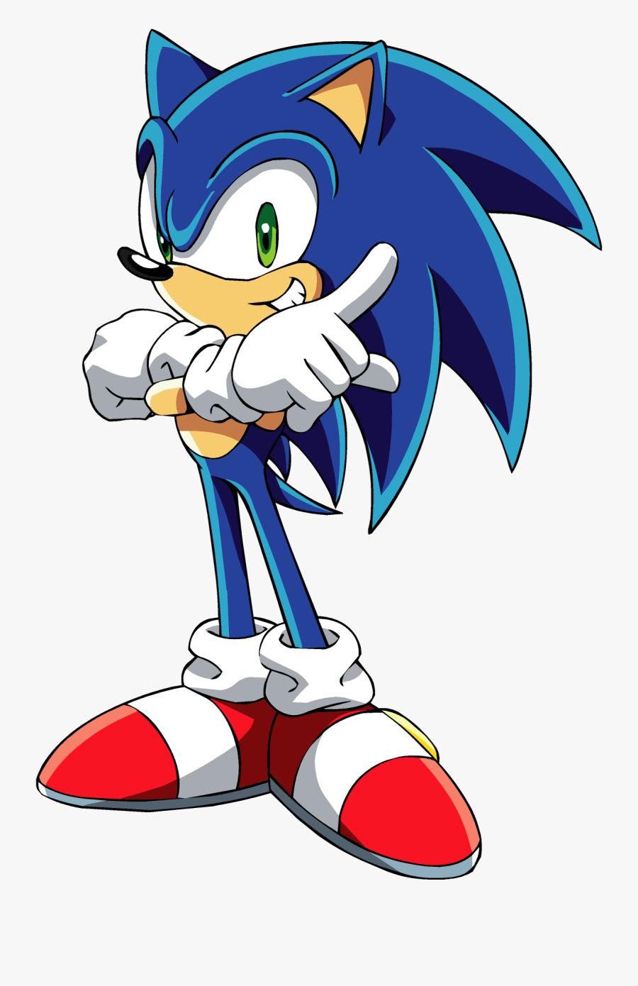 Sonic - Sonic De Sonic X, Transparent Clipart