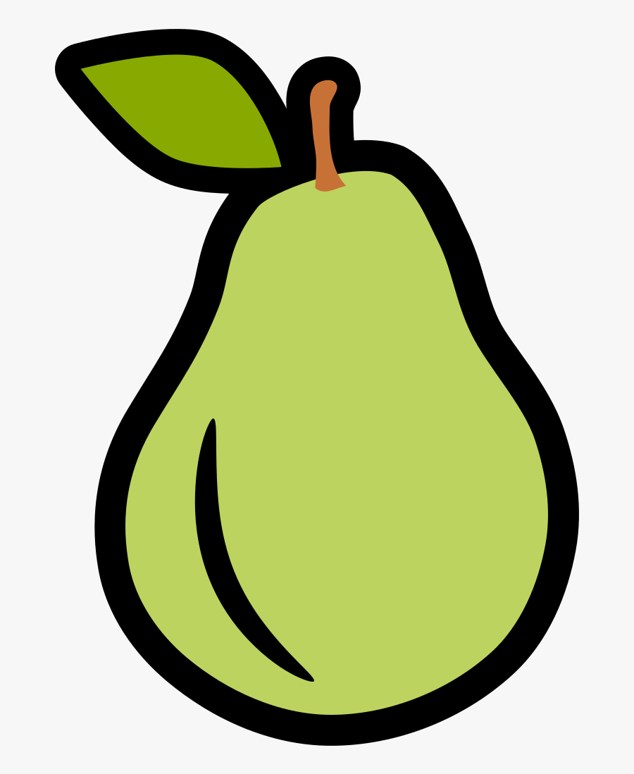 Clip Art Fresh Fruit Iconset Alex - Pear Icon, Transparent Clipart
