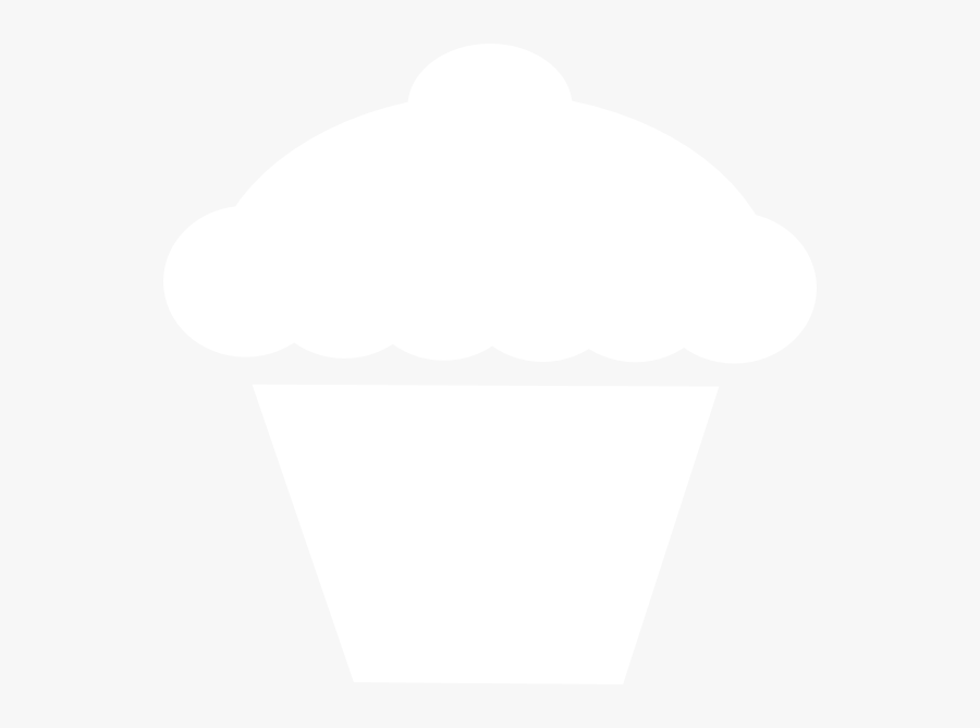 Muffin - Clipart - Black - And - White - White Cupcake Clip Art, Transparent Clipart