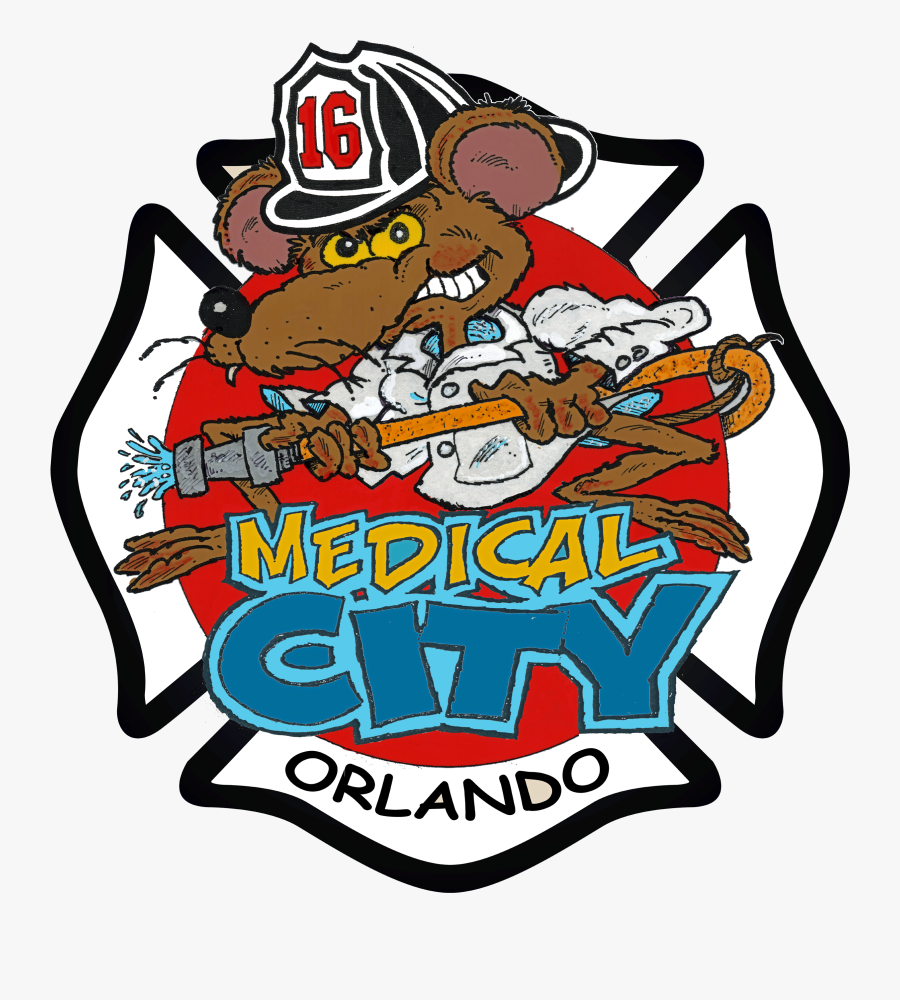 Orlando Department Station Firefighter - Maltese Cross With Heart, Transparent Clipart