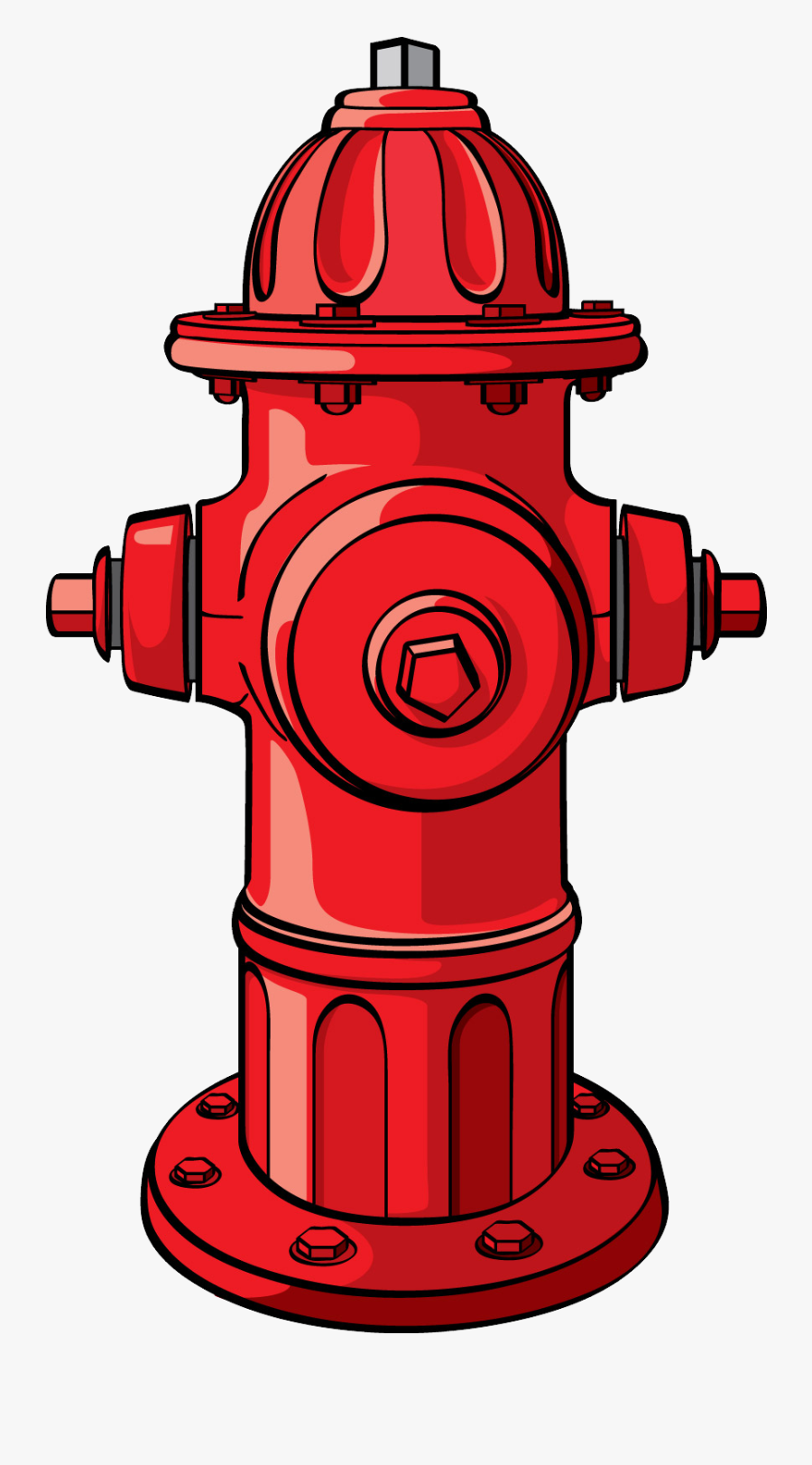 Fire Hydrant Firefighter Clip Art - Clip Art Fire Hydrant, Transparent Clipart