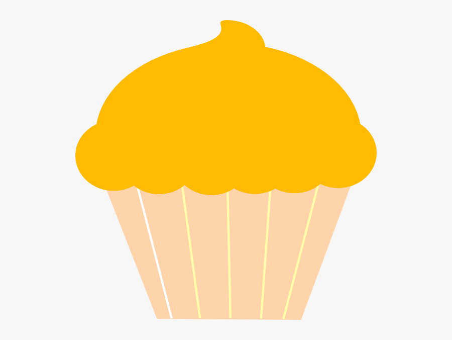 Cupcake Clip Art - Yellow Clipart Cupcakes Transparent Background, Transparent Clipart