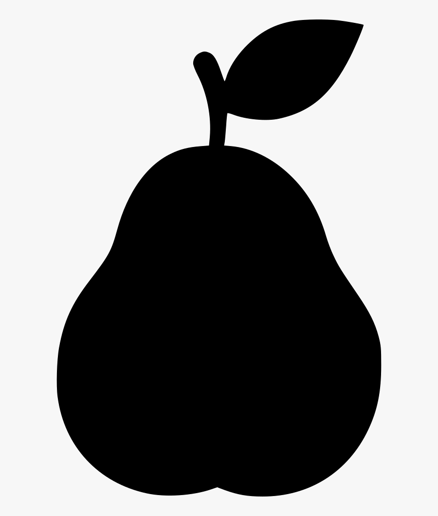 Pear Fruit Food Nature Vegetarian Svg Png Icon Free - Icon Buah Png, Transparent Clipart
