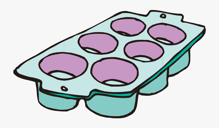 Tin Cupcake Icing Clip - Muffin Tin Clip Art, Transparent Clipart