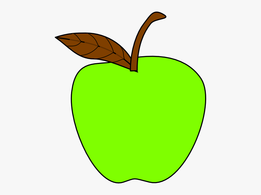 Apple And Pear Clipart - Cartoon Transparent Green Apple, Transparent Clipart