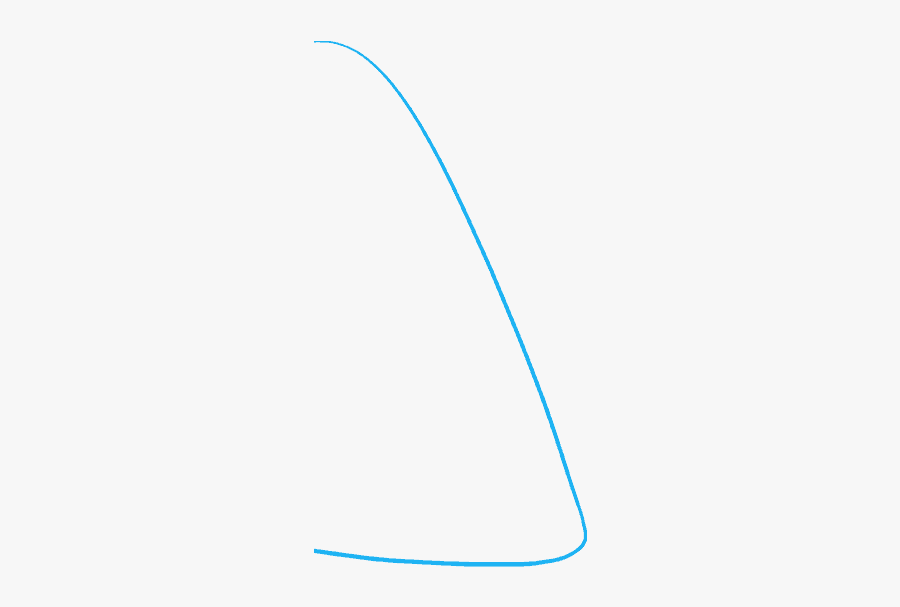 Waterfall Clipart Easy Draw - Electric Blue, Transparent Clipart