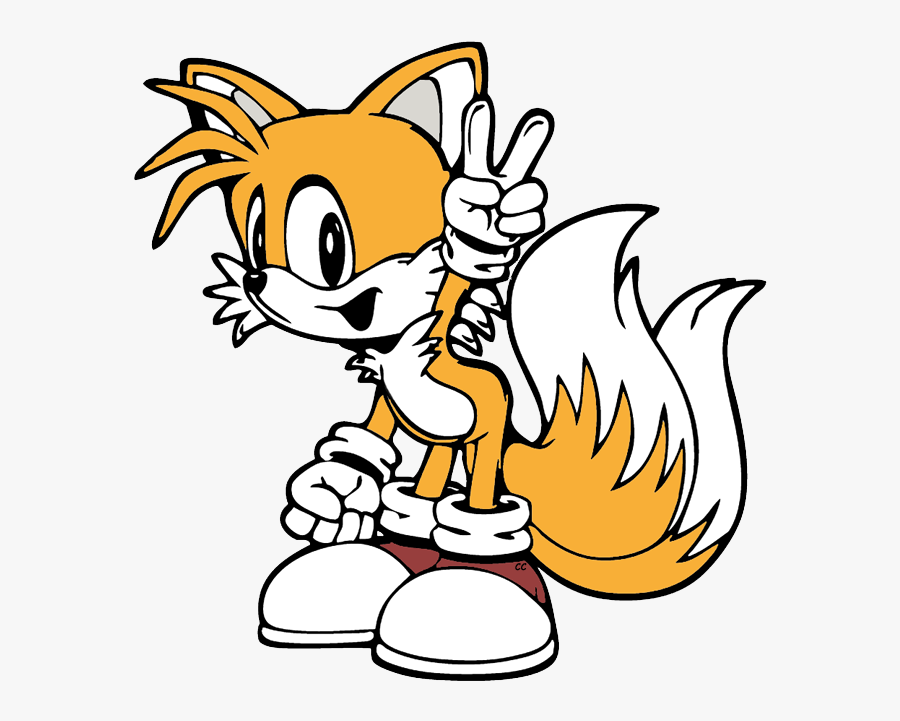 Sonic The Hedgehog Clip Art Images - Miles Tails Prower, Transparent Clipart