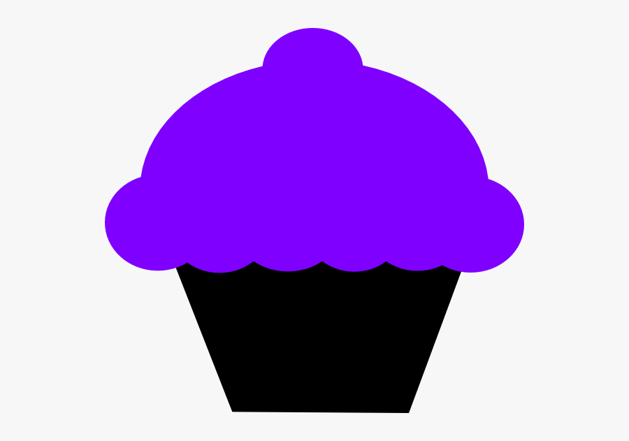 Traceable Cupcake, Transparent Clipart