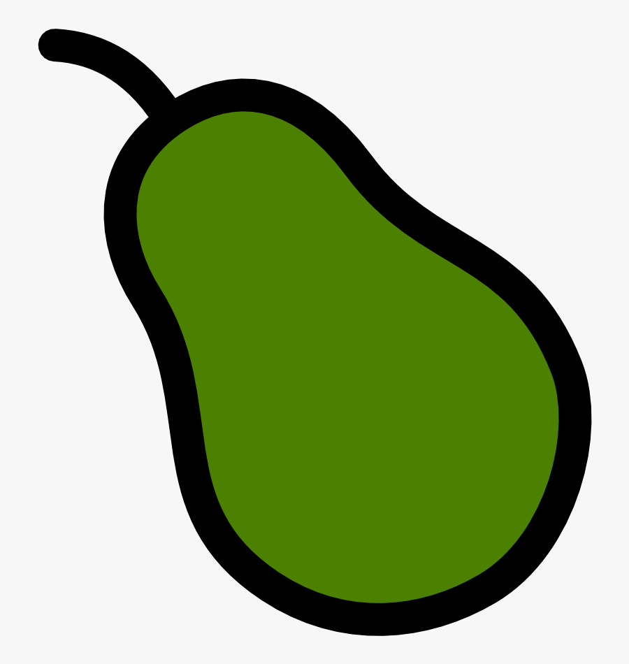 Pear Icon, Transparent Clipart