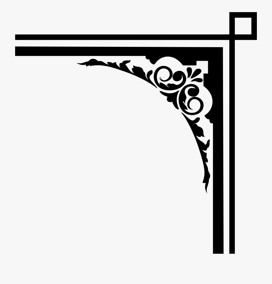 Corner Clipart Books - Corner Frame Png Hd, Transparent Clipart