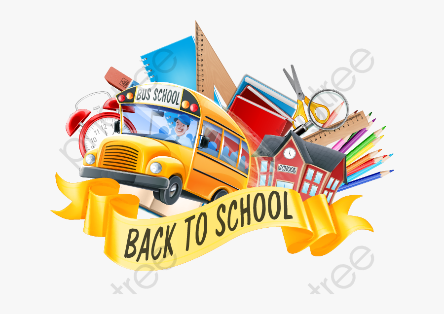 School Clipart Transparent Background - Stuff The Bus Salvation Army, Transparent Clipart