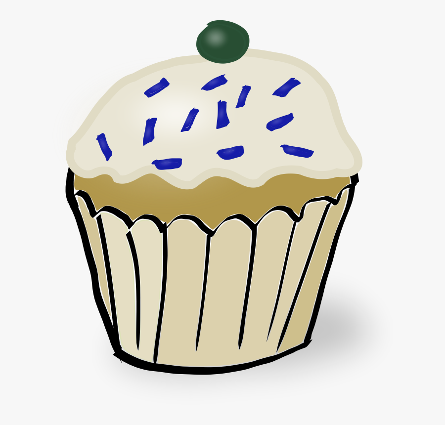 Transparent Muffin Clipart - Chocolate Muffin Clipart, Transparent Clipart