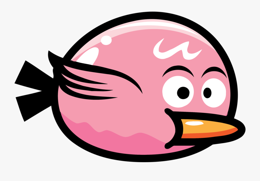 Pink,head,cheek - Flappy Bird Game Png, Transparent Clipart