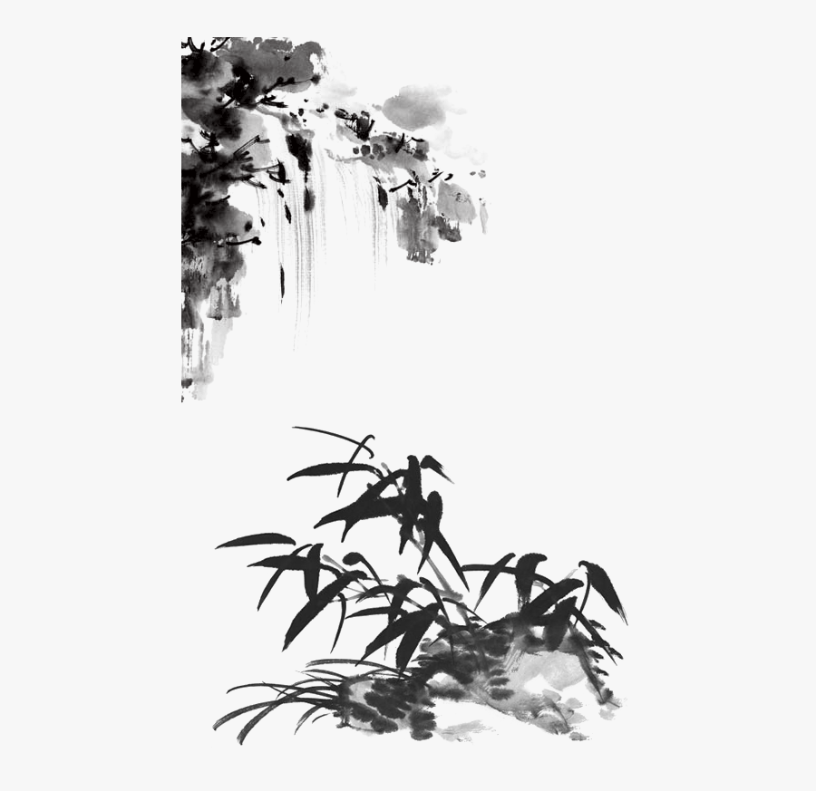 Clipart Library Library China Ink Wash Painting Illustration - Chinese Ink Wash Painting Transparent, Transparent Clipart