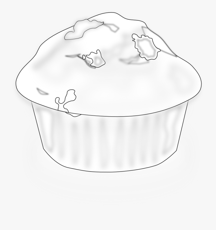 Net Clip Art Blueberry Muffin Muffin Svg - Baked Goods, Transparent Clipart