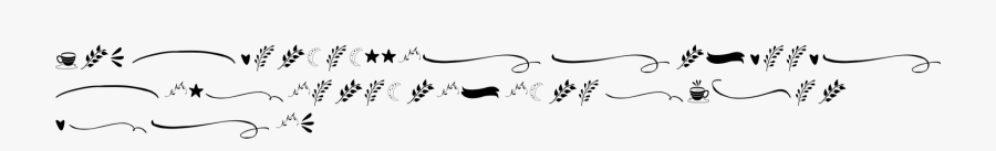 Calligraphy, Transparent Clipart