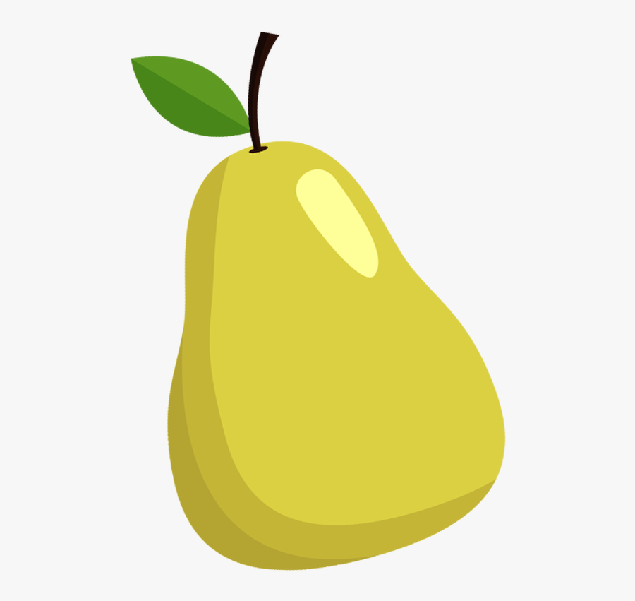 Pear Clipart Yellow Pear - Logo De Fruit Poire, Transparent Clipart