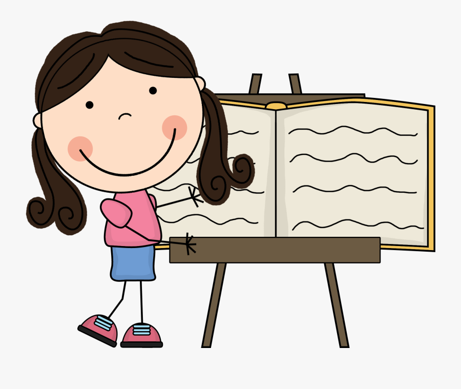 Literacy Clipart Book - Class Presentation Clipart, Transparent Clipart