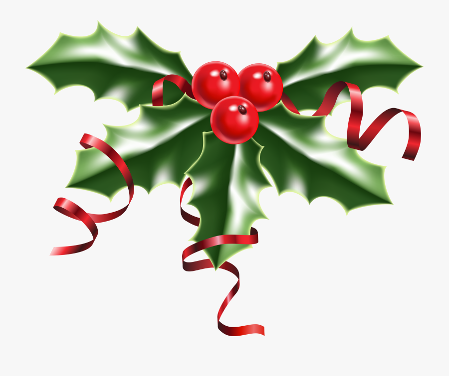 Christmas Holly Pictures 1 2 - Holly Berries, Transparent Clipart