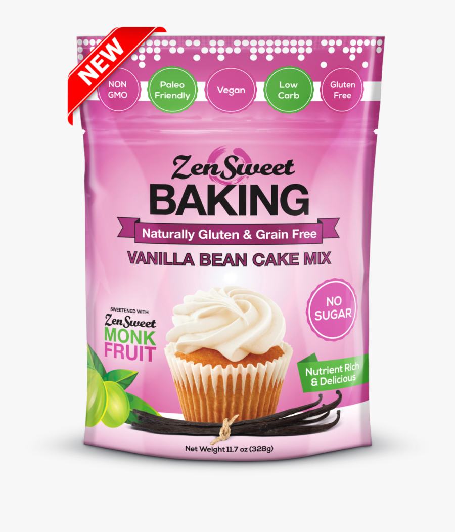Muffin Clipart Baking Ingredient - Vanilla Bean Cake Mix, Transparent Clipart