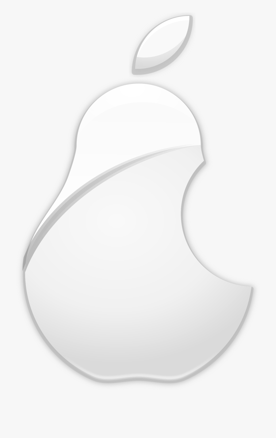 Apple Logo Clip Art Medium Size - Png Apple Logo Transparente, Transparent Clipart