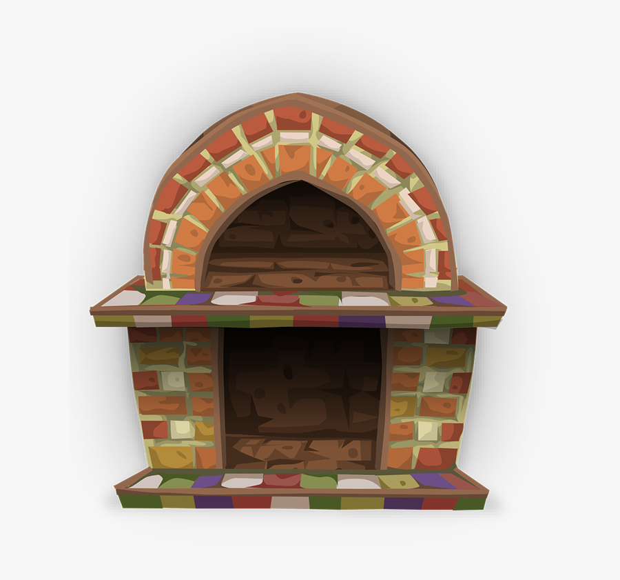 Fireplace Clip Art At Clker Vector Clip Art Image - Clipart Fireplace Transparent Background, Transparent Clipart