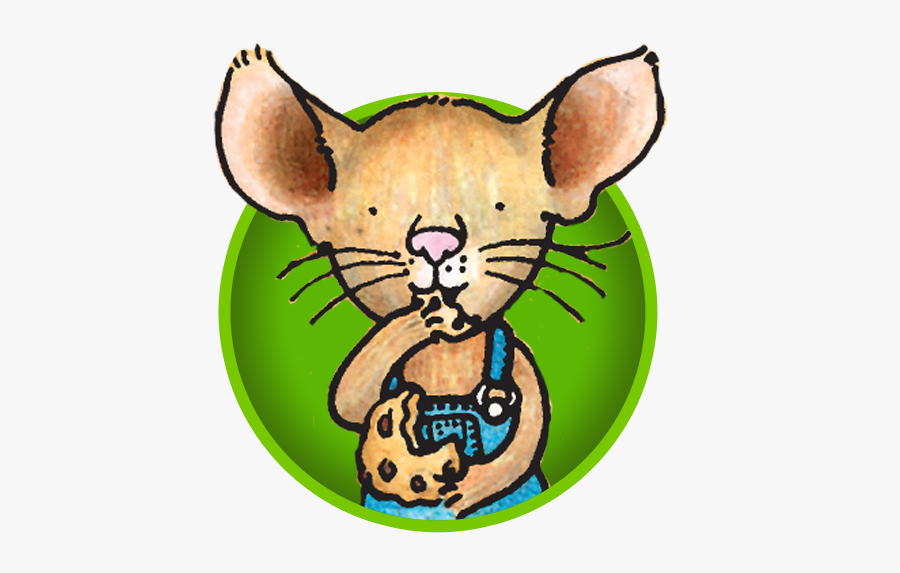 Moose - Mouse With A Cookie, Transparent Clipart