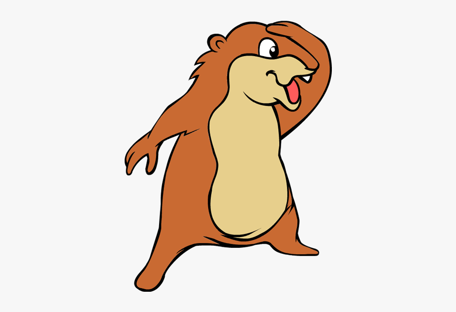 Clipart Groundhog Day Dancing Groungdhog - Cartoon Groundhog, Transparent Clipart