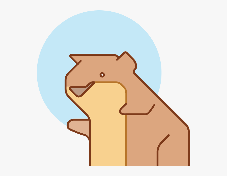 Groundhog Clipart Underground Animal - Cartoon, Transparent Clipart
