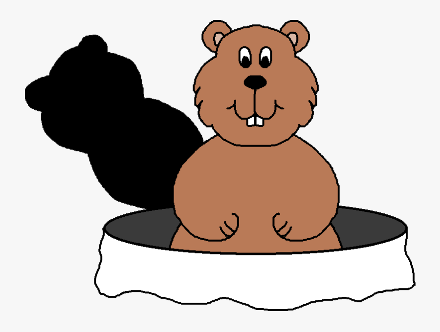 Groundhog,cartoon,clip Art,brown Bear,groundhog Day,teddy - Groundhog Day Graphing, Transparent Clipart