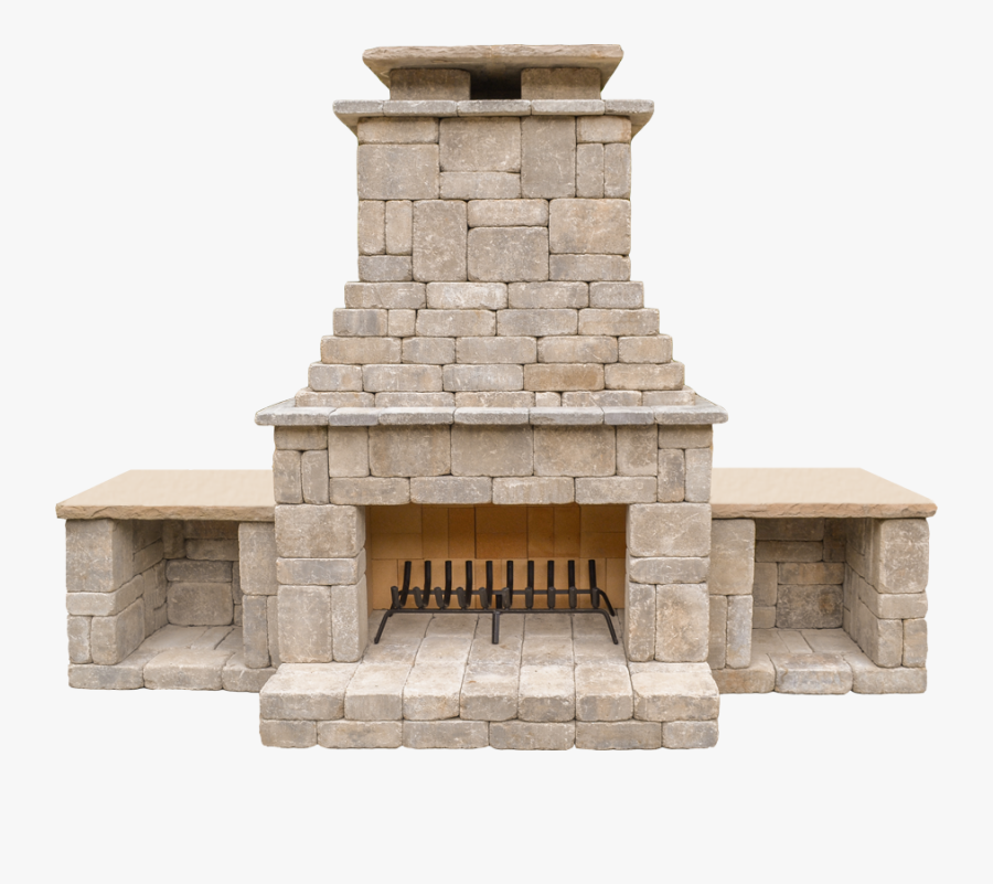 Stone Fireplace - Romanstone Fireplace Kit Reviews, Transparent Clipart