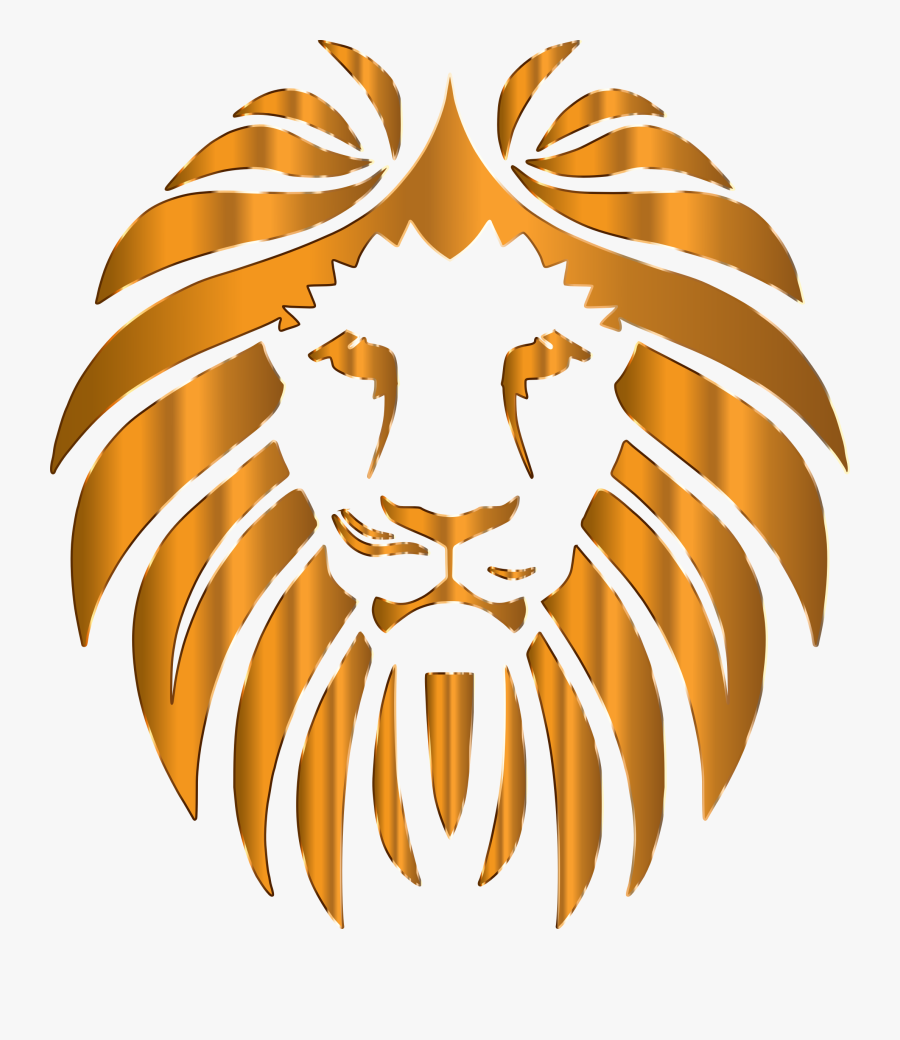 Transparent Lions Head Clipart - Vector Lion Head Png, Transparent Clipart