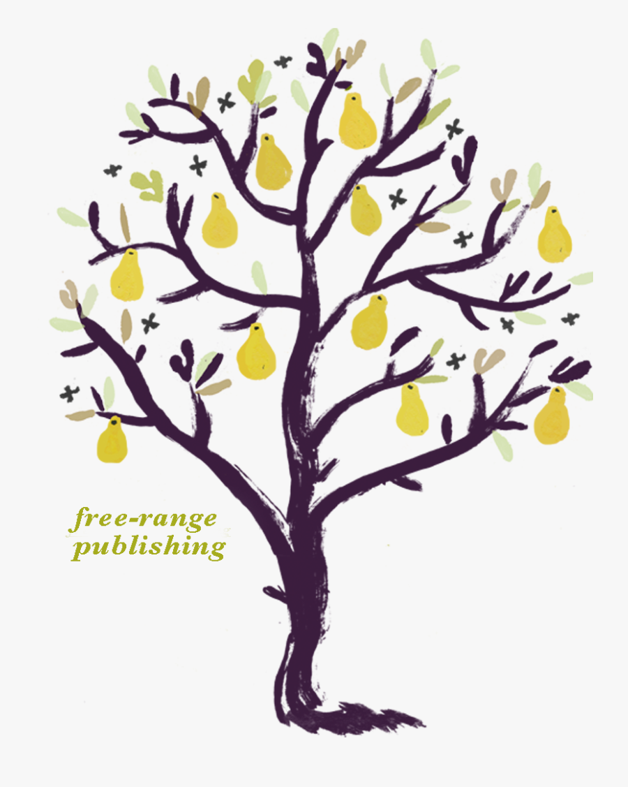 Yellow Pear Press - Pear Tree Transparent Background, Transparent Clipart