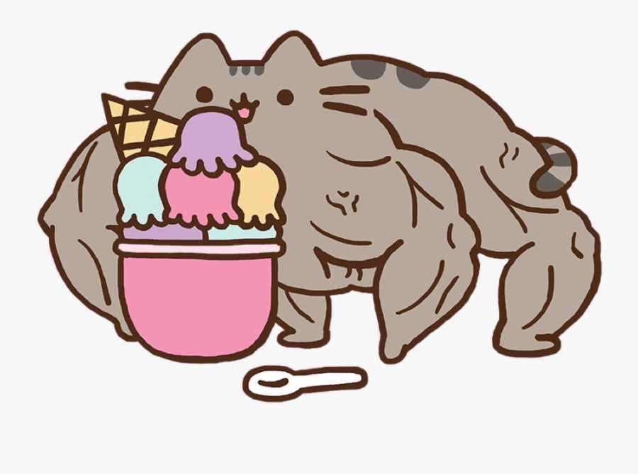 pusheen ice cream sandwich