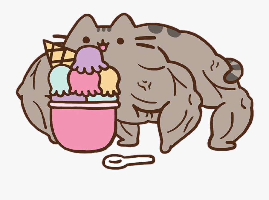 Groundhog Clipart Kawaii - Ice Cream Cute Pusheen, Transparent Clipart