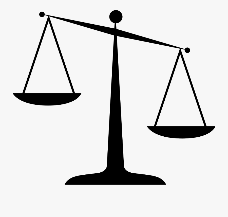 Law Clipart - Scales Of Justice Clip Art, Transparent Clipart