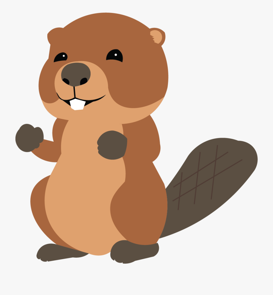 Bear,groundhog,brown Bear,animal Figure,clip Day - Beaver Clipart Png, Transparent Clipart