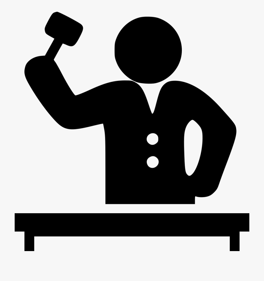 Judge Giving Order Svg Png Icon Free Download - Judge Icon Png, Transparent Clipart