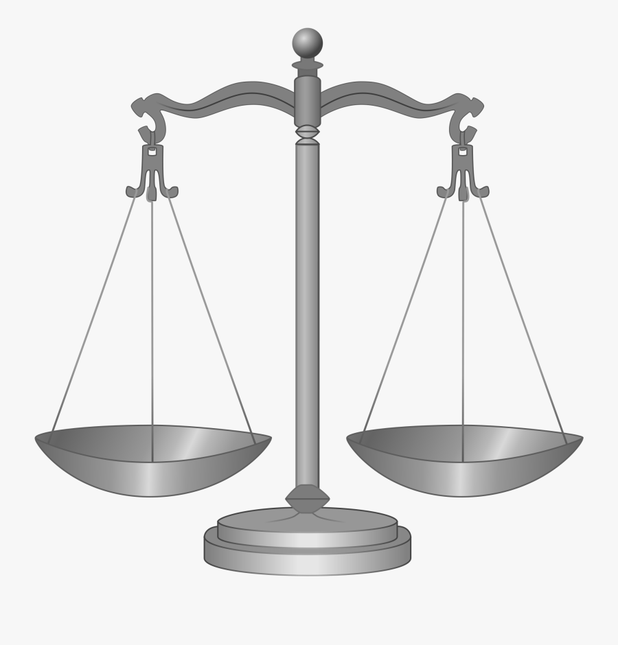 Law - Clipart - Balance Scale Png, Transparent Clipart