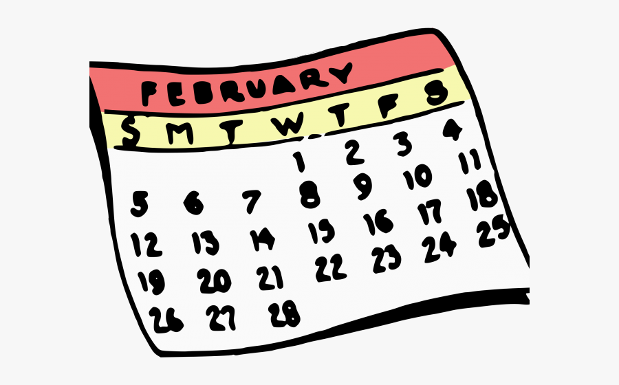 Clip Art Of Calendar, Transparent Clipart