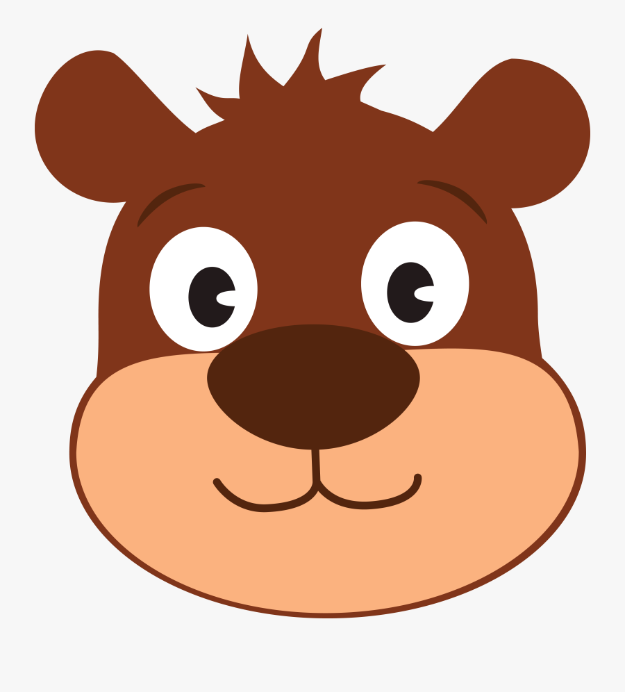 Bear Face Clipart - Anggur